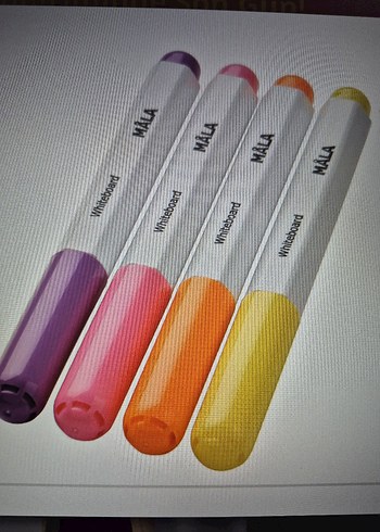 ikea yazı tahtası kalemi 4 adet