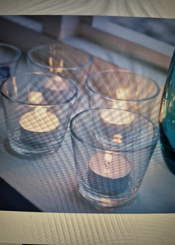 ikea tealight mumluk 4 adet - Görsel 3