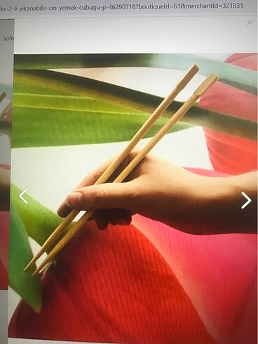 Bamboo 2 li yıkabilir çin yemek çubuğu