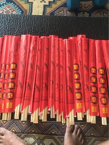 Beden ten rengi Renk Bamboo 2 li yıkabilir çin yemek çubuğu