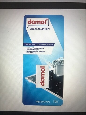 Domol seramik ve fayans temizleme malası bıçağı