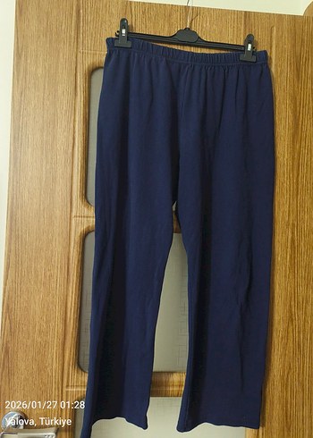 LİKRALI PAMUKLU EŞOFMAN ALTI - Görsel 2