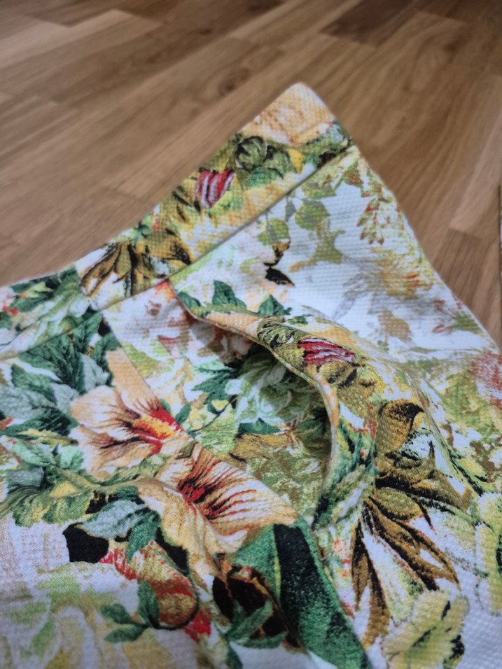 Çiçek Desenli Bohem Kadın Kumaş Pantolon - Görsel 5