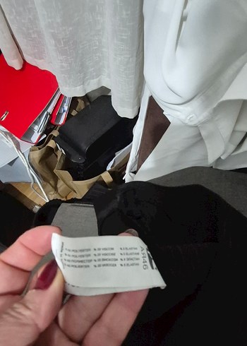 Siyah Kadın Kumaş Pantolon, Pilili, Ofis Stili - Görsel 5