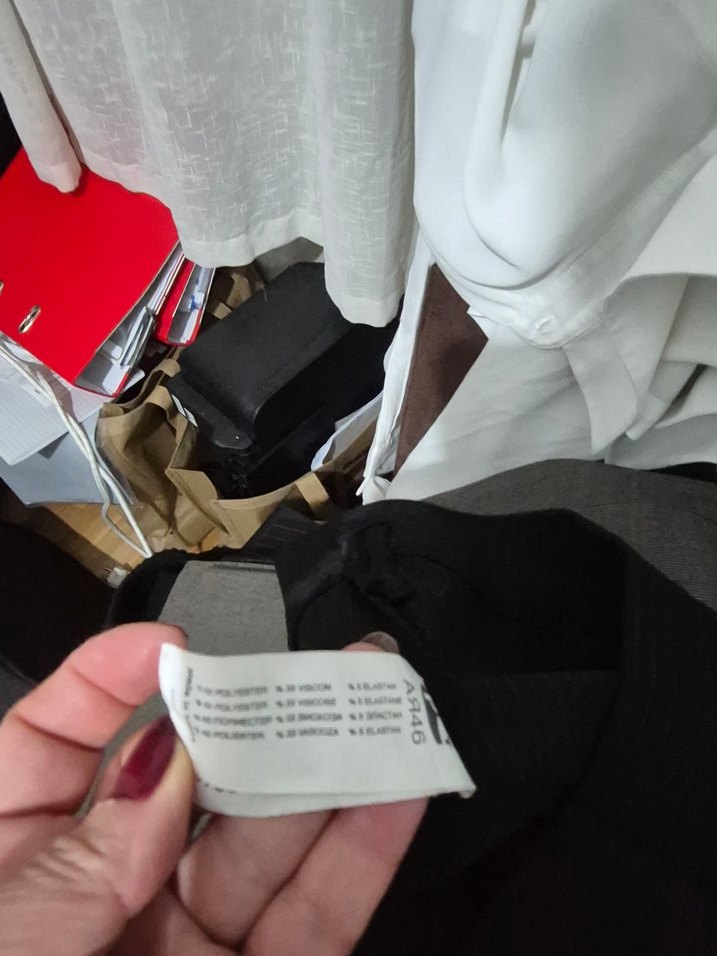 Siyah Kadın Kumaş Pantolon, Pilili, Ofis Stili - Görsel 5