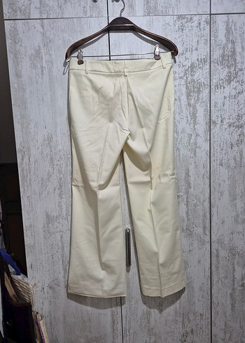 Bej Keten Kadın Pantolon - Görsel 2