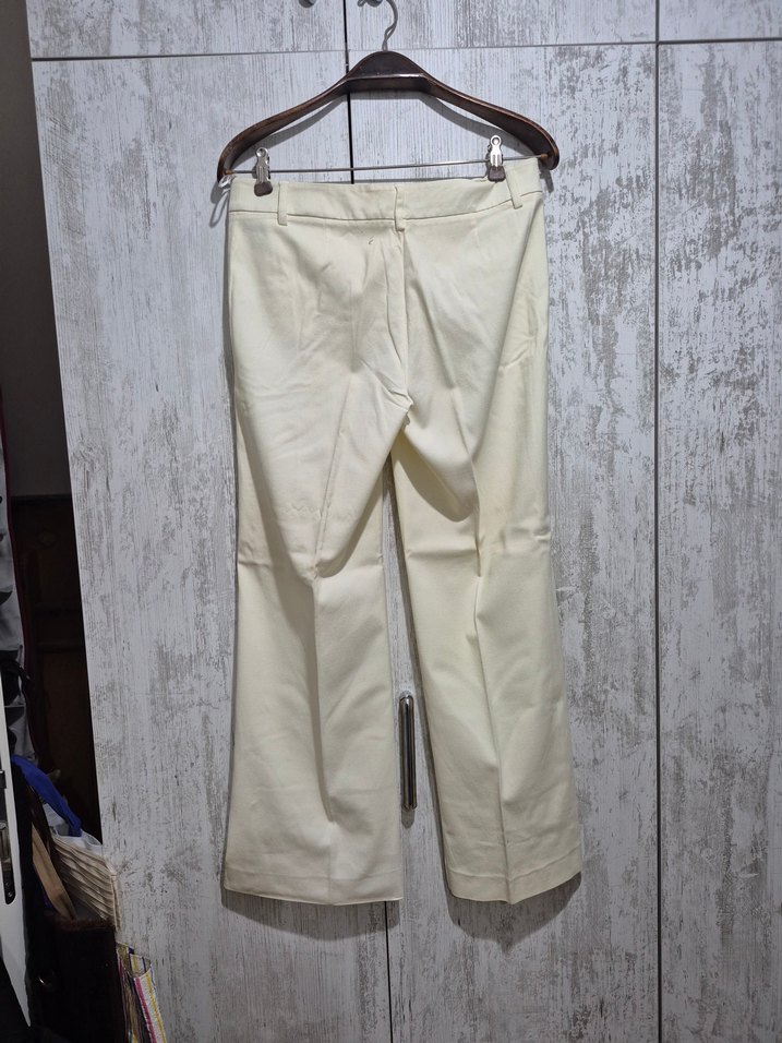 Bej Keten Kadın Pantolon - Görsel 2