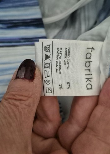 Kadın Lacivert Tie-Dye Pilili Kumaş Pantolon - Görsel 4