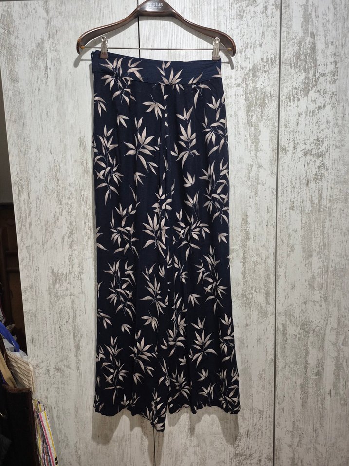 Lacivert Bol Kesim Kadın Pantolon - Görsel 2