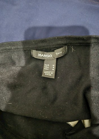 Siyah-Beyaz Pamuklu Uzun Kollu Salaş Kazak - Görsel 3