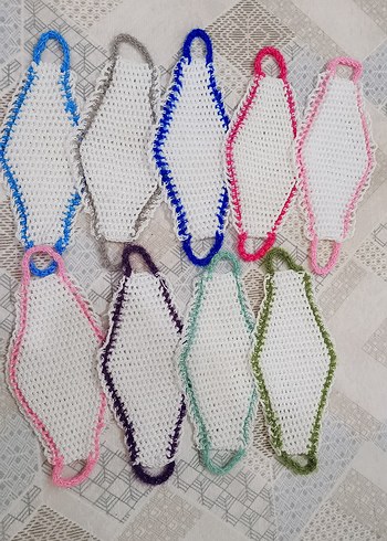 Renkli çeyizlik ve banyo lifi - Görsel 2