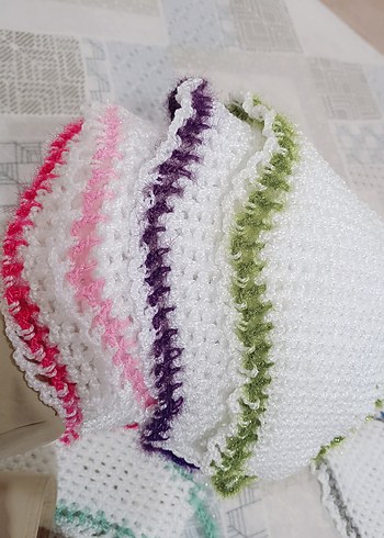 Renkli çeyizlik ve banyo lifi - Görsel 4