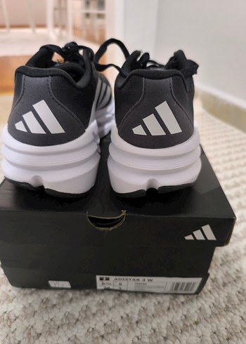 Kadın Siyah Bağcıklı Koşu Ayakkabısı - Görsel 2