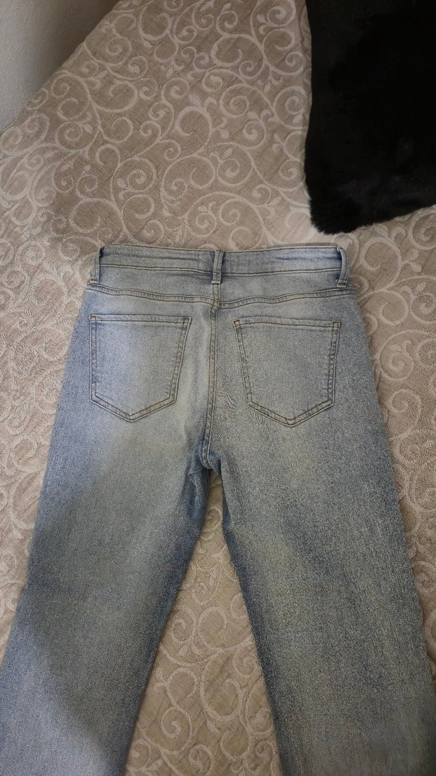 mango grace model buz mavi jean zara - Görsel 3