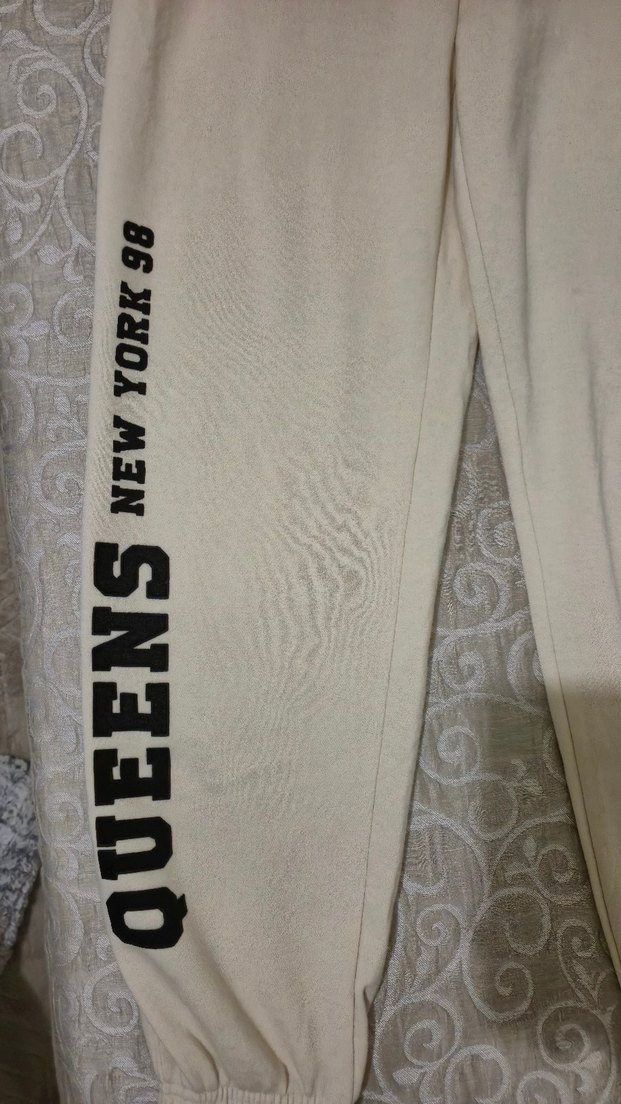 krem rengi bershka eşofman zara mango - Görsel 2