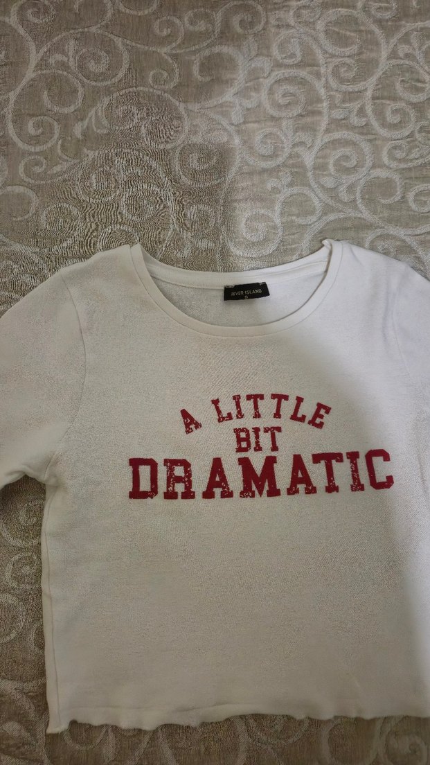 uzun kollu crop top - Görsel 2