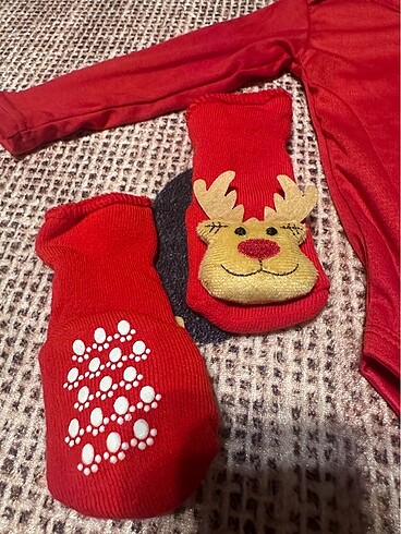 Bebek Yılbaşı Çorabı 0-1 Yaş - Görsel 2