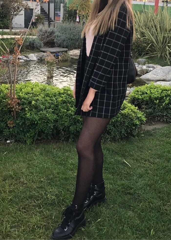 siyah blazer ceket - Görsel 5