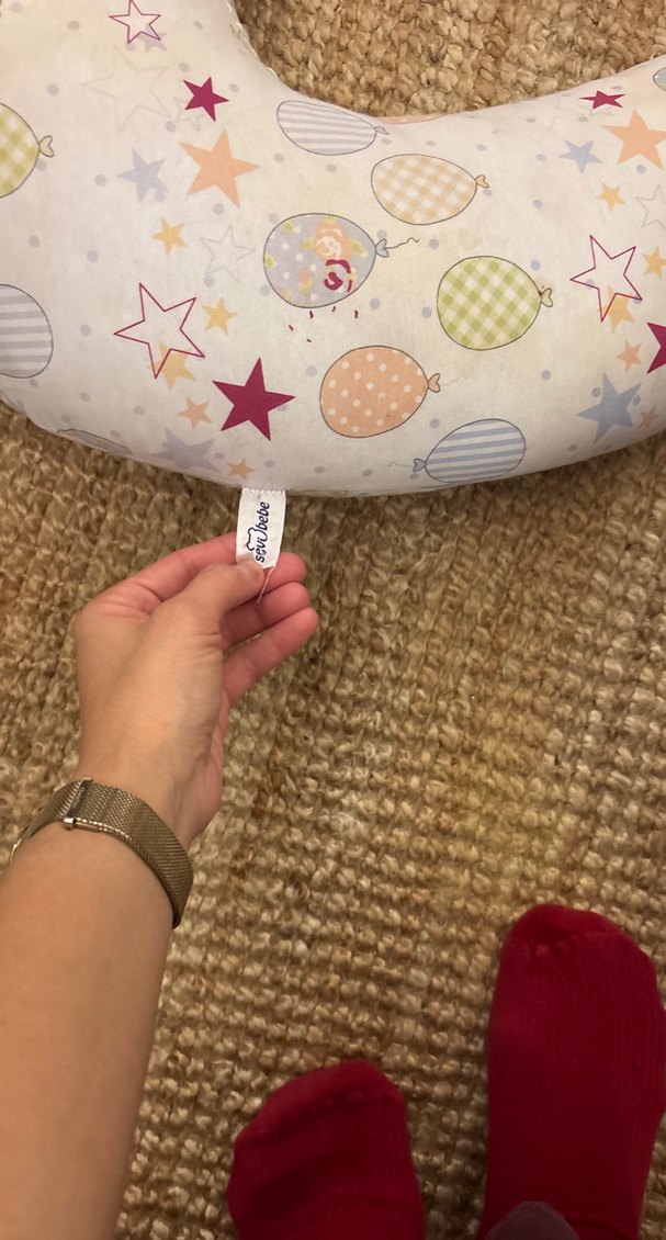 Baskılı Çok Renkli Emzirme ve Hamilelik Yastığı - Görsel 3