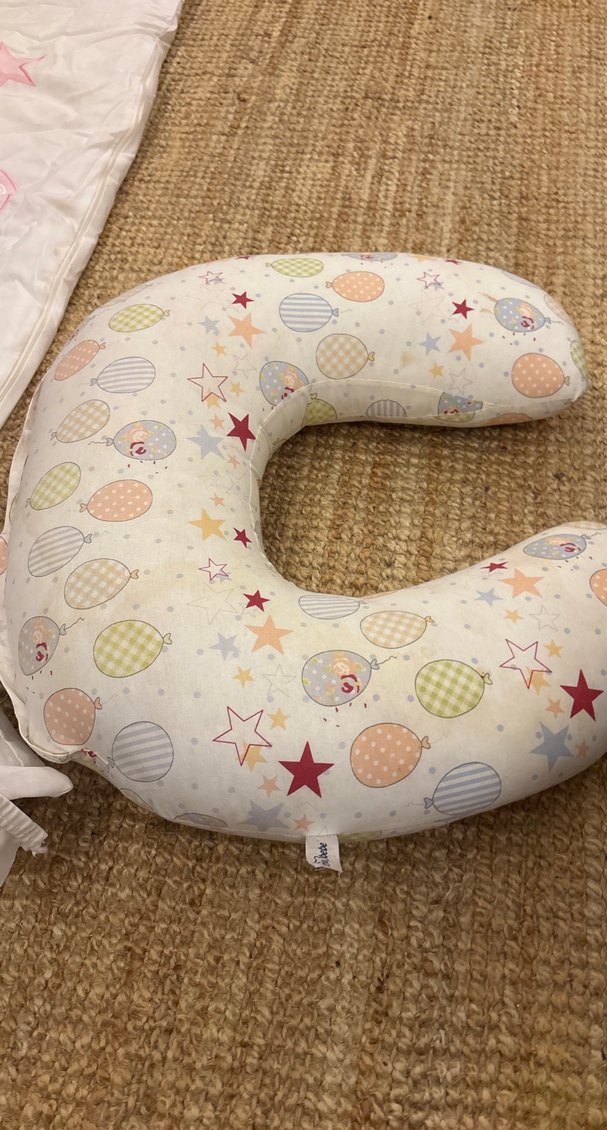 Baskılı Çok Renkli Emzirme ve Hamilelik Yastığı - Görsel 2