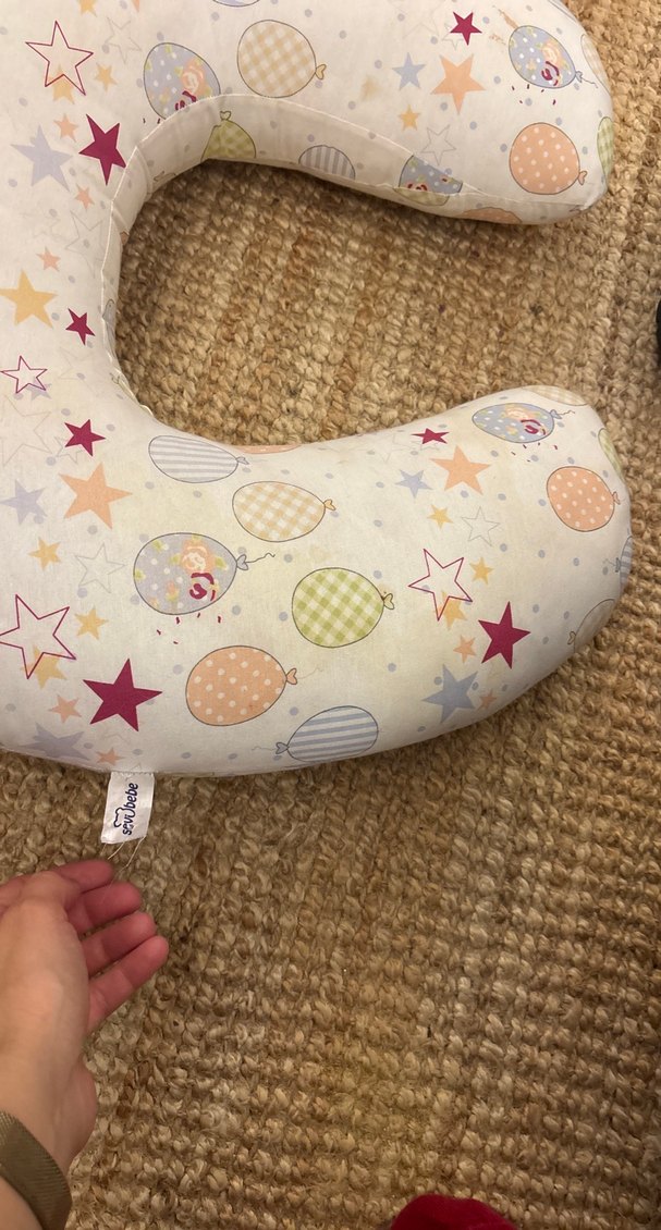 Baskılı Çok Renkli Emzirme ve Hamilelik Yastığı - Görsel 4