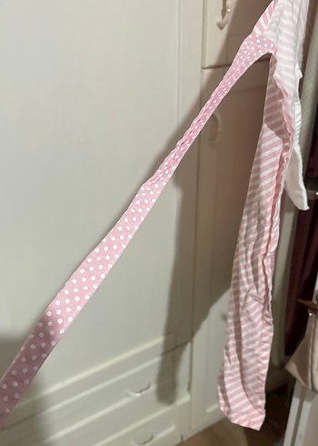 Pembe Baskılı Mutfak Önlüğü - Görsel 8