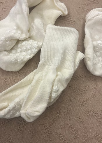 Beyaz Erkek Çorapları 3'lü Set 4 ürün - Görsel 5