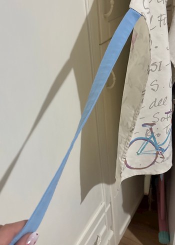 Beyaz Baskılı Mutfak Önlüğü - Görsel 4