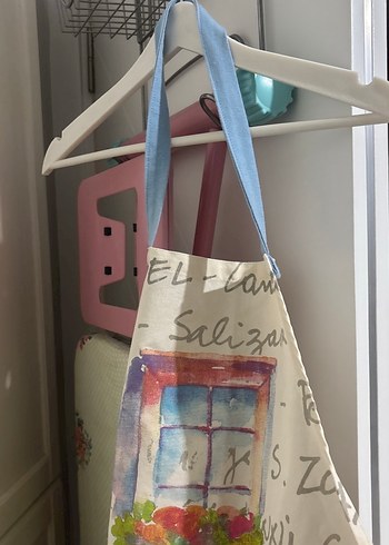 Beyaz Baskılı Mutfak Önlüğü - Görsel 9