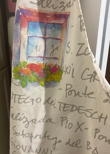 Beyaz Baskılı Mutfak Önlüğü - Görsel 8