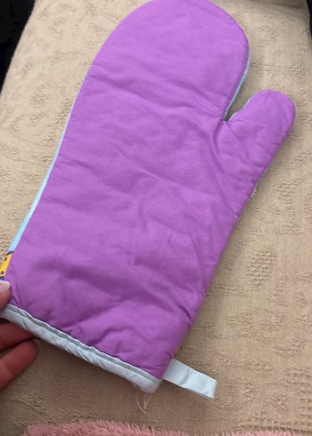 Mavi Baskılı Fırın Eldiveni - Görsel 3