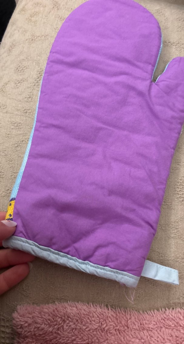 Mavi Baskılı Fırın Eldiveni - Görsel 4