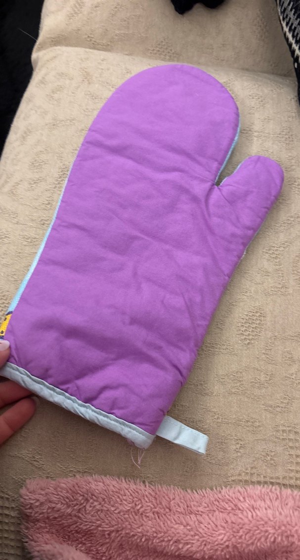 Mavi Baskılı Fırın Eldiveni - Görsel 3