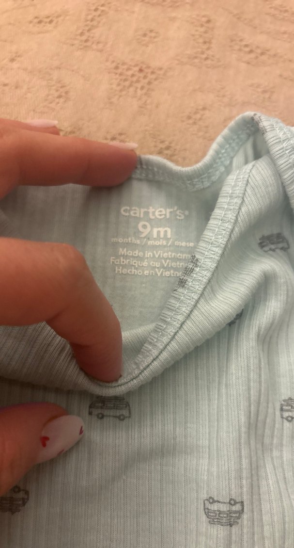 Pastel Gri Kısa Kollu Bebek Body - Görsel 5