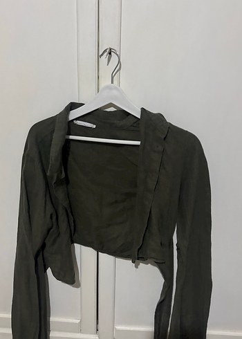 Kadın Haki Keten Salaş Kumaş Pantolon - Görsel 4