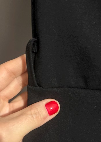 Siyah Uzun Kollu Kadın Tulum - Görsel 5