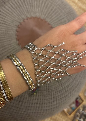 Boncuklu Bohem Kadın El Zinciri - Görsel 3