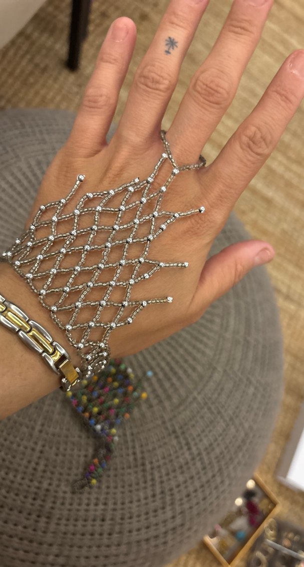 Boncuklu Bohem Kadın El Zinciri - Görsel 4