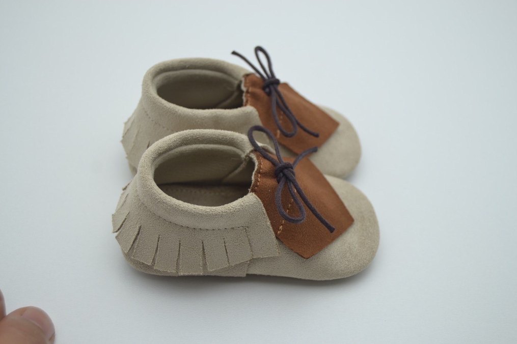 Bohem Tarzı Erkek Bebek İlk Adım Ayakkabısı - Görsel 3