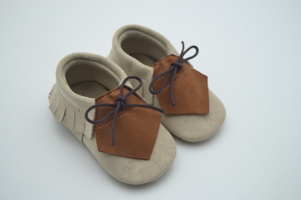 Bohem Tarzı Erkek Bebek İlk Adım Ayakkabısı - Görsel 2