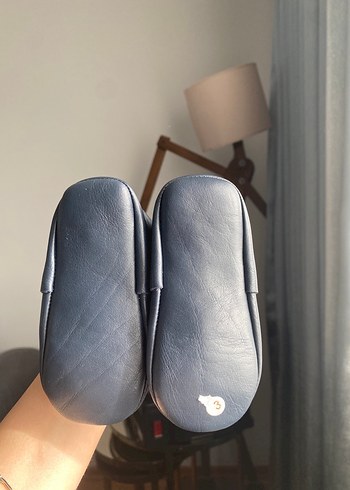 Koyu Kacivert Bebek İlk Adım Ayakkabısı Püsküllü - Görsel 4