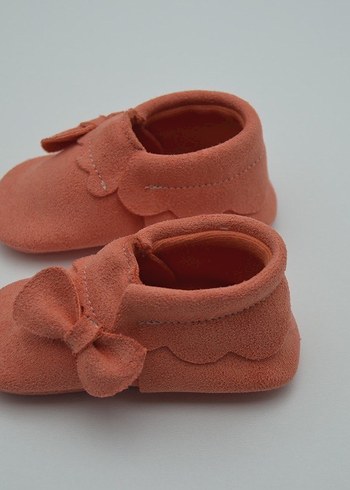 Kız Bebek Süet İlk Adım Ayakkabısı - Görsel 3