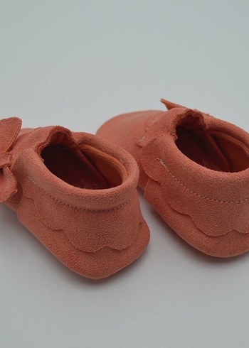 Kız Bebek Süet İlk Adım Ayakkabısı - Görsel 4