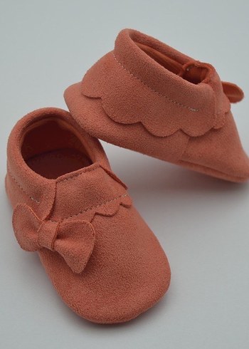 Kız Bebek Süet İlk Adım Ayakkabısı - Görsel 10