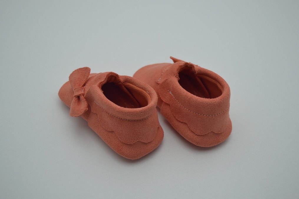 Kız Bebek Süet İlk Adım Ayakkabısı - Görsel 4