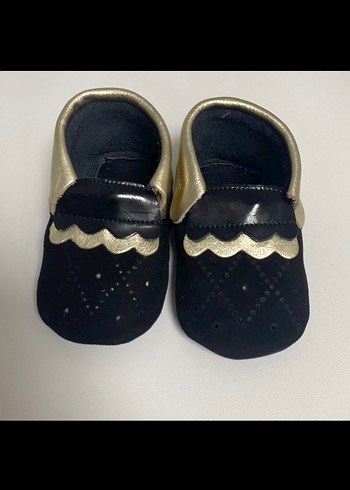 Siyah Bebek İlk Adım Ayakkabısı - Görsel 3