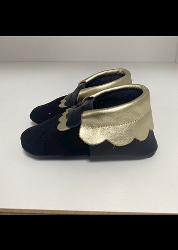 Siyah Bebek İlk Adım Ayakkabısı - Görsel 5