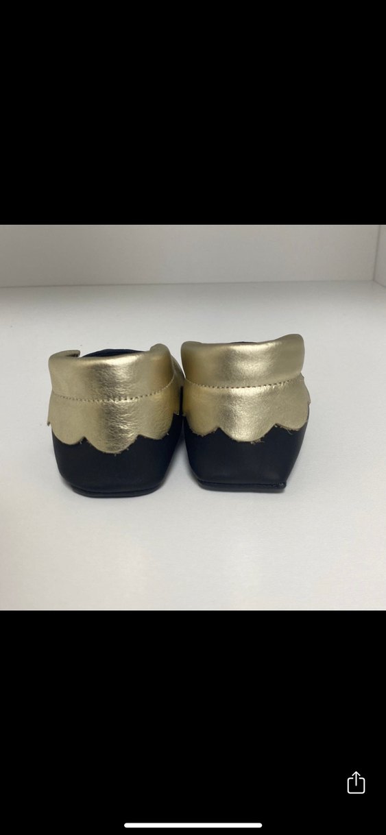 Siyah Bebek İlk Adım Ayakkabısı - Görsel 4