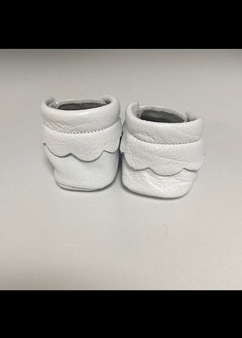 Kız Bebek Beyaz İlk Adım Ayakkabısı - Görsel 2