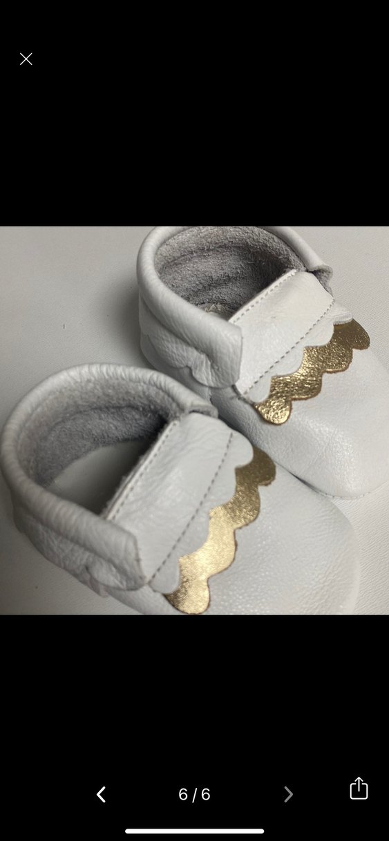 Kız Bebek Beyaz İlk Adım Ayakkabısı - Görsel 4